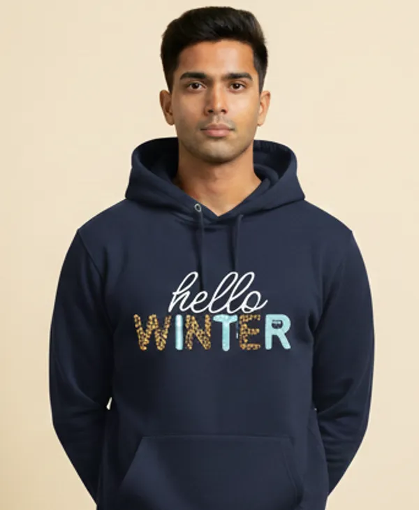 Hello_Winter,_Let's_Chill__Navy_Hoodie