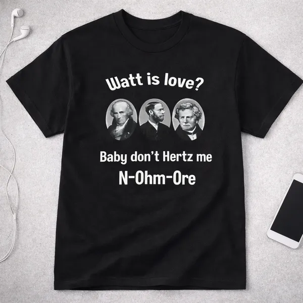 Watt_is_Love_Unisex_Tshirt_Black