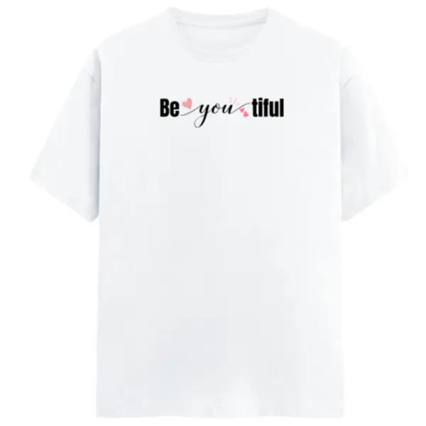 BeYOUtiful_Unisex_Tshirt_White