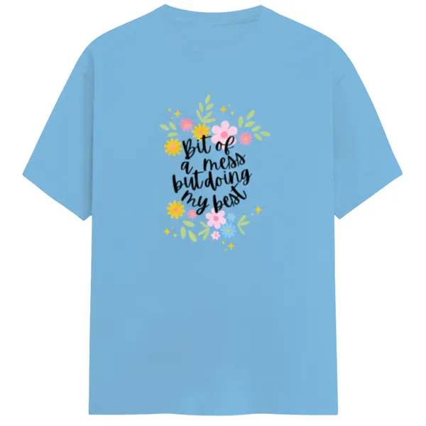 BitOfAMess_Unisex_Tshirt_Blue