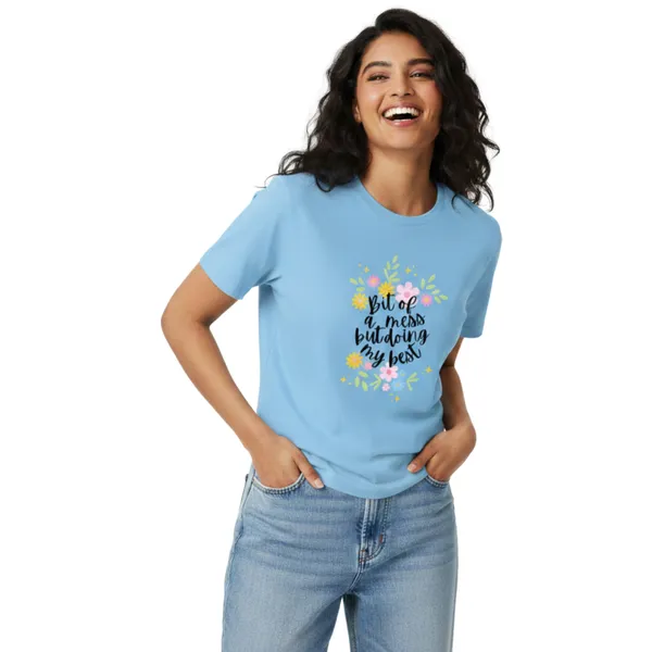 BitOfAMess_Unisex_Tshirt_Blue