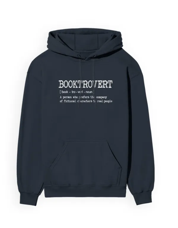 Booktrovert_Unisex_Hoodie_|_Cozy_Navy_Blue_Streetwear_for_Book_Lovers_&_Chill_Vibes