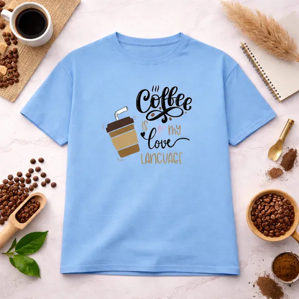 CoffeeLoveLang_Unisex_Tshirt_Blue