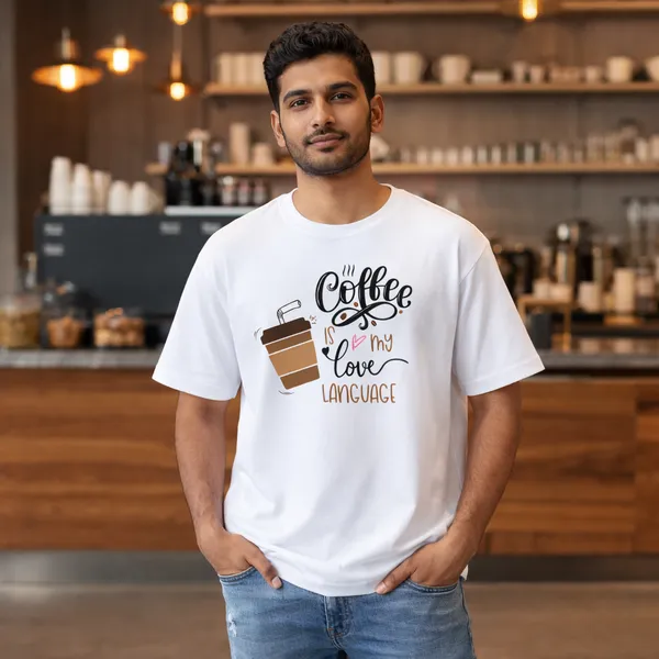 CoffeeLoveLang_Unisex_Tshirt_White