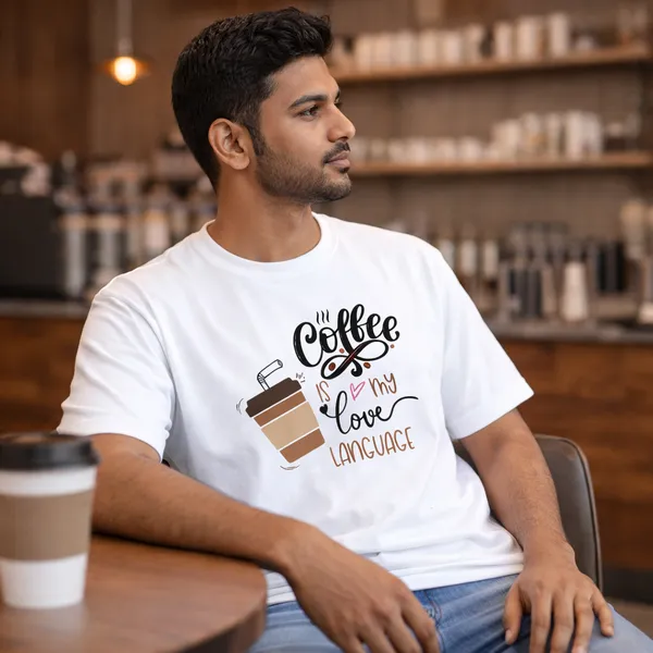 CoffeeLoveLang_Unisex_Tshirt_White