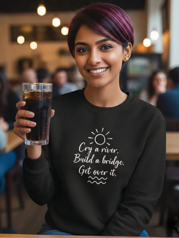 Cry_A_River_Unisex_Sweatshirt_Black