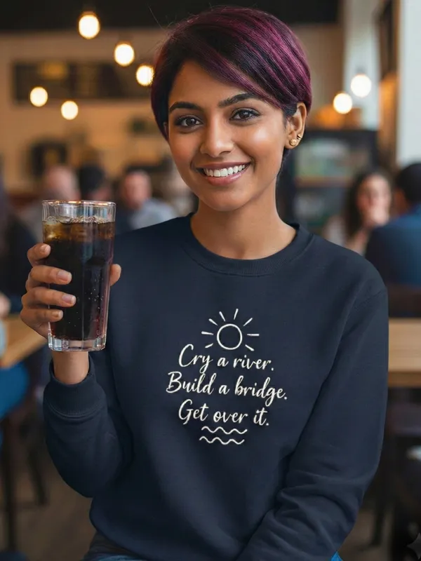 Cry_A_River_Unisex_Sweatshirt_Navy_Blue