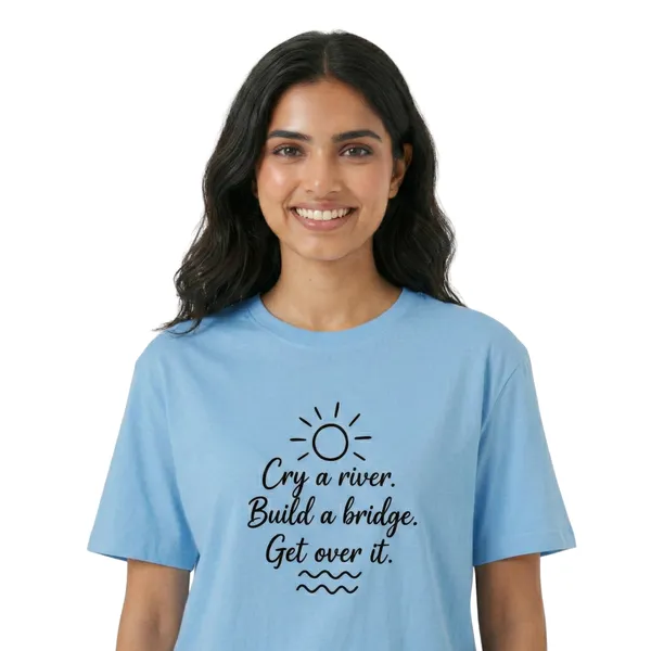 Cry_a_River_Unisex_Tshirt_Blue