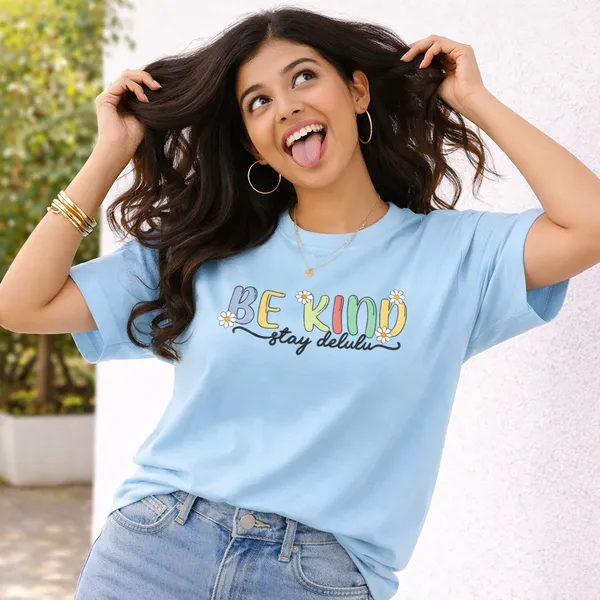 Delulu_Unisex_Tshirt_Blue