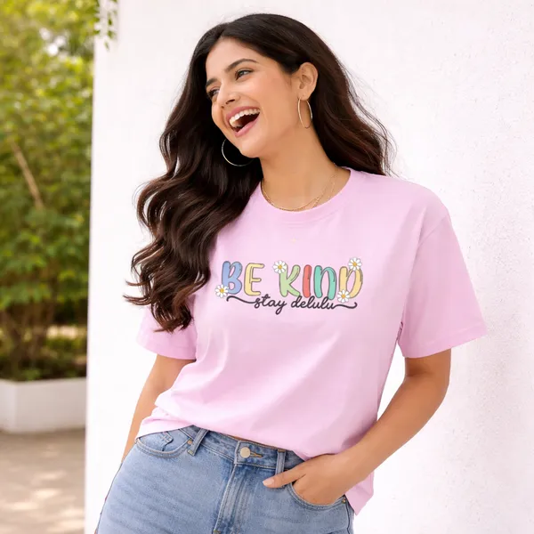 Delulu_Unisex_Tshirt_Pink