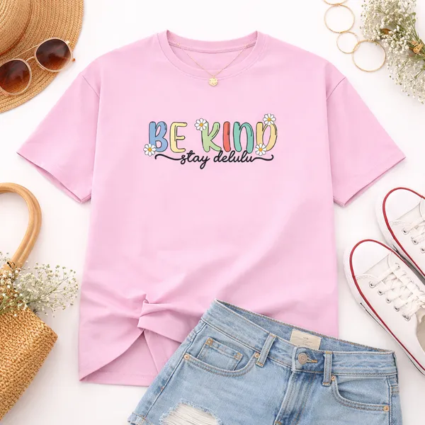 Delulu_Unisex_Tshirt_Pink