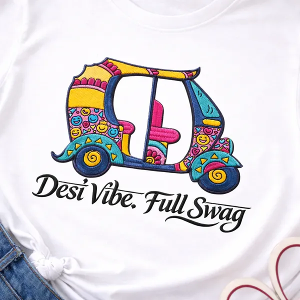 DesiVibe_Unisex_Tshirt_White