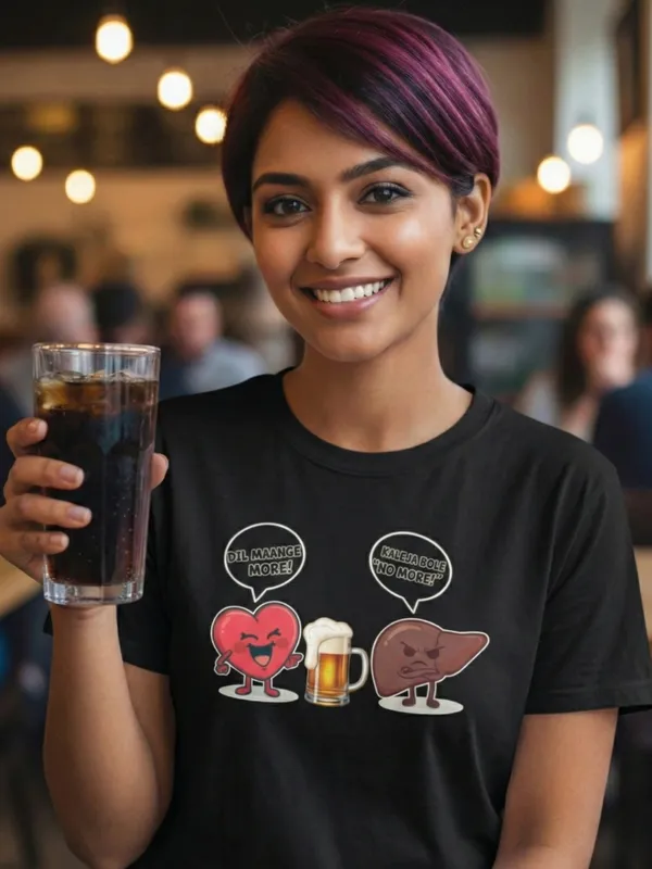 DilMaangeMore_Unisex_Tshirt_Black