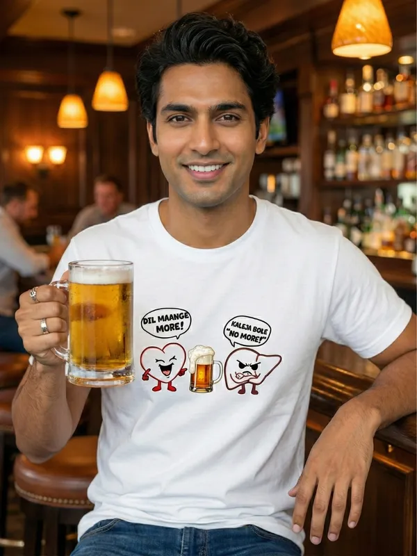 DilMaangeMore_Unisex_Tshirt_White