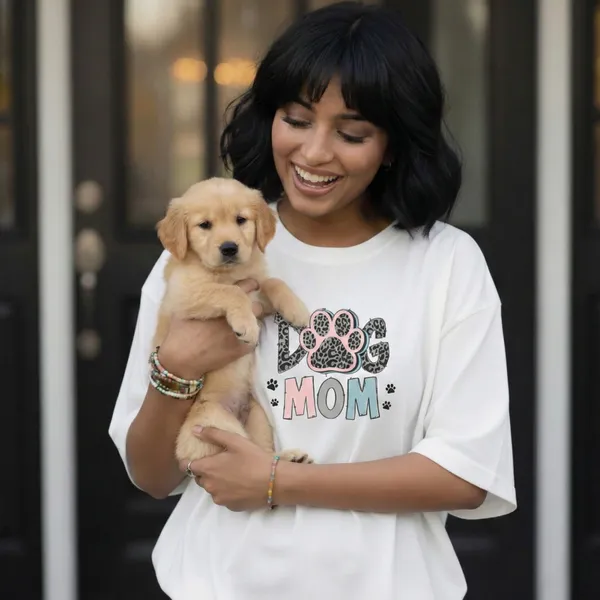 Dog_Mom_Unisex_Tshirt_White