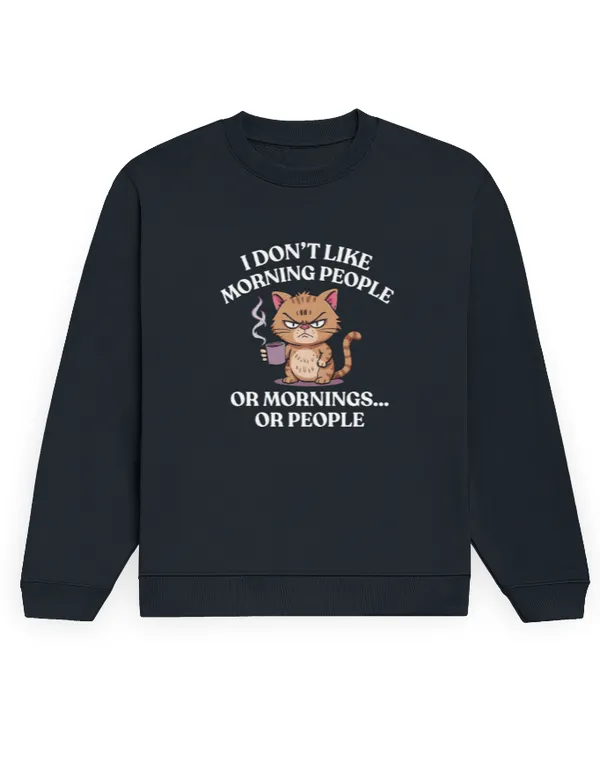 Morning_People_Unisex_Sweatshirt_Navy_Blue