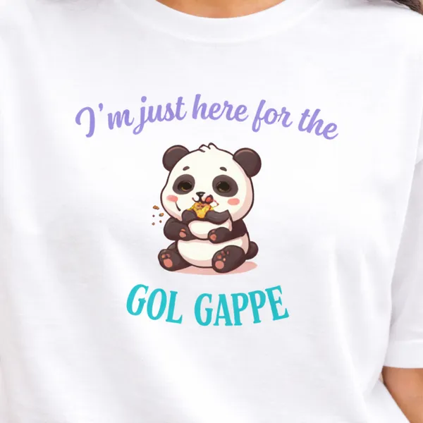 Golgappe_Unisex_Tshirt_White
