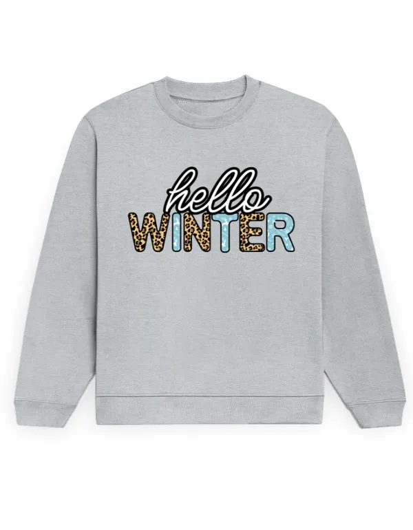 Hello_Winter_Unisex_Sweatshirt_Grey