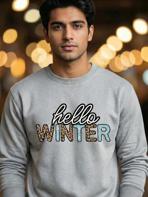 Hello_Winter_Unisex_Sweatshirt_Grey