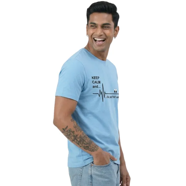Keep_Calm_Unisex_Tshirt_Blue