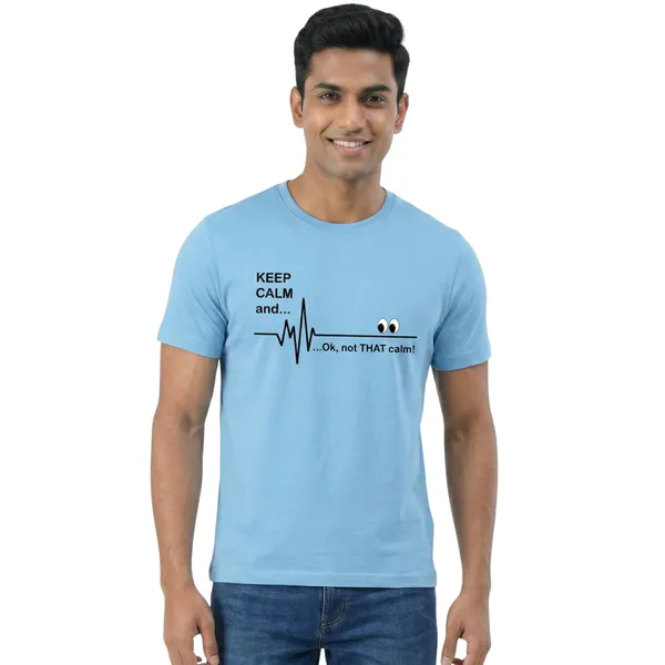 Keep_Calm_Unisex_Tshirt_Blue