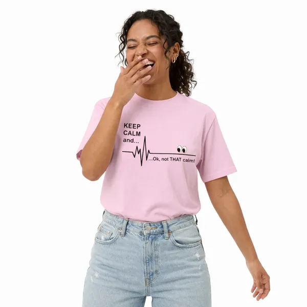 Keep_Calm_Unisex_Tshirt_Pink