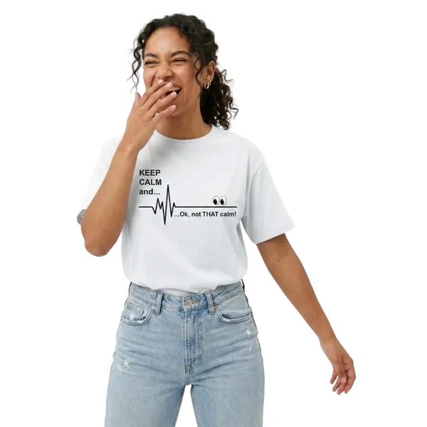 Keep_Calm_Unisex_Tshirt_White
