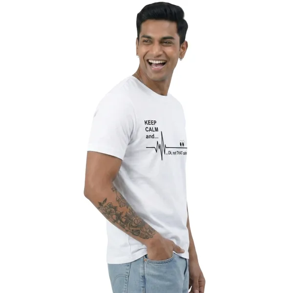 Keep_Calm_Unisex_Tshirt_White