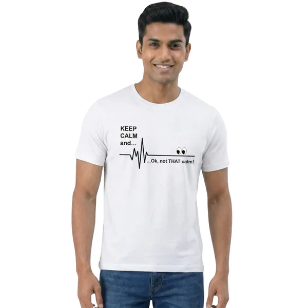 Keep_Calm_Unisex_Tshirt_White