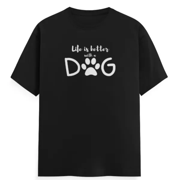 LifeIsBetter_Unisex_Tshirt_Black