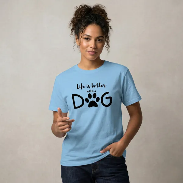 LifeIsBetter_Unisex_Tshirt_Blue