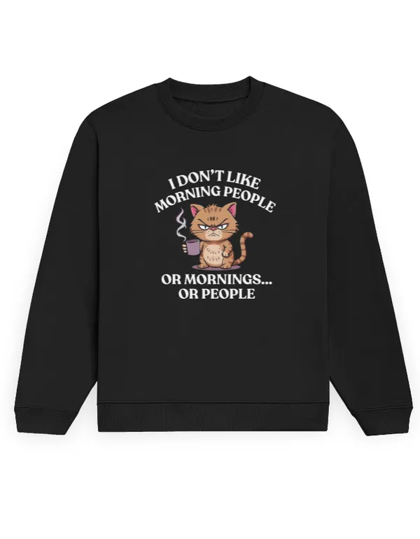 Morning_People_Unisex_Sweatshirt_Black