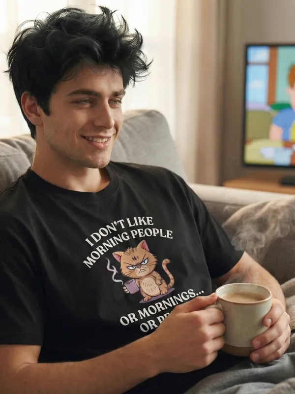 MorningPeople_Unisex_Tshirt_Black