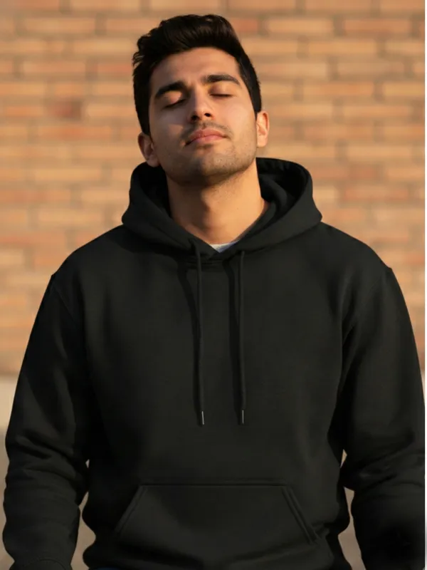 Black_Chill_Vibes_Unisex_Hoodie__Cozy,_Minimal,_Street-Ready_Comfort_for_Every_Mood_&_Mood-Swing
