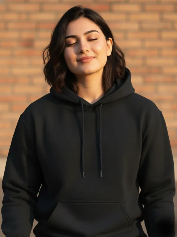 Black_Chill_Vibes_Unisex_Hoodie__Cozy,_Minimal,_Street-Ready_Comfort_for_Every_Mood_&_Mood-Swing