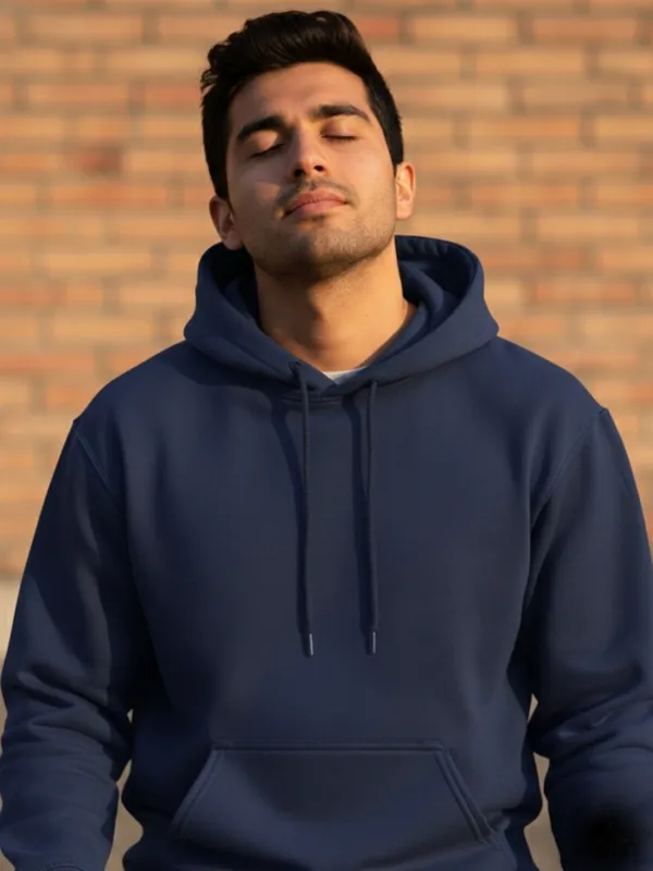 Plain_Classic_Navy_Drip_Hoodie__Unisex_Comfort,_Soft_Feel,_Ultimate_Chill