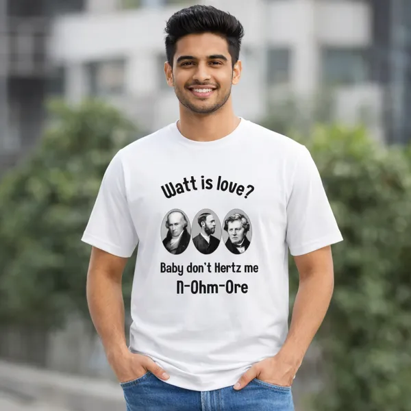 Watt_is_Love_Unisex_Tshirt_White