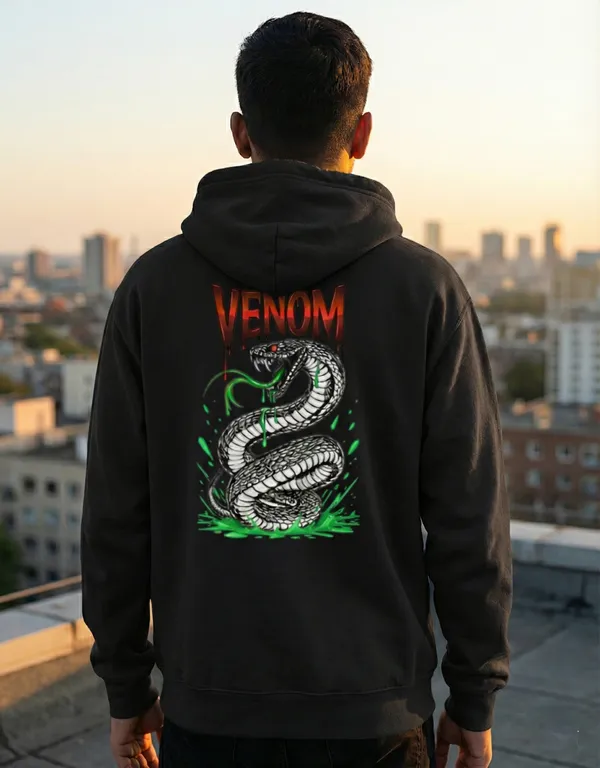 Venom_Vibe_Unisex_Hoodie_|_Bold_Black_Streetwear_for_Gen_Z_|_Edgy,_Comfy_&_Trend