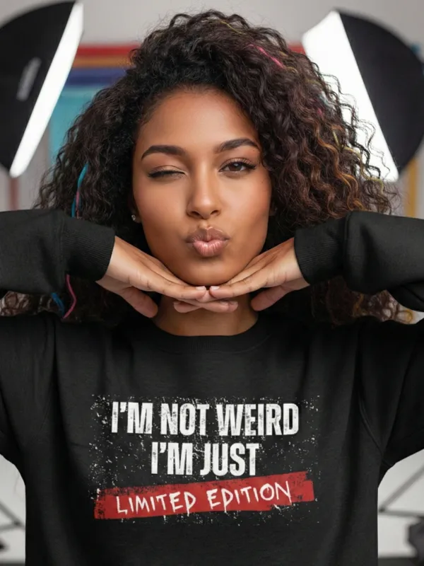 Weird_Unisex_Sweatshirt_Black