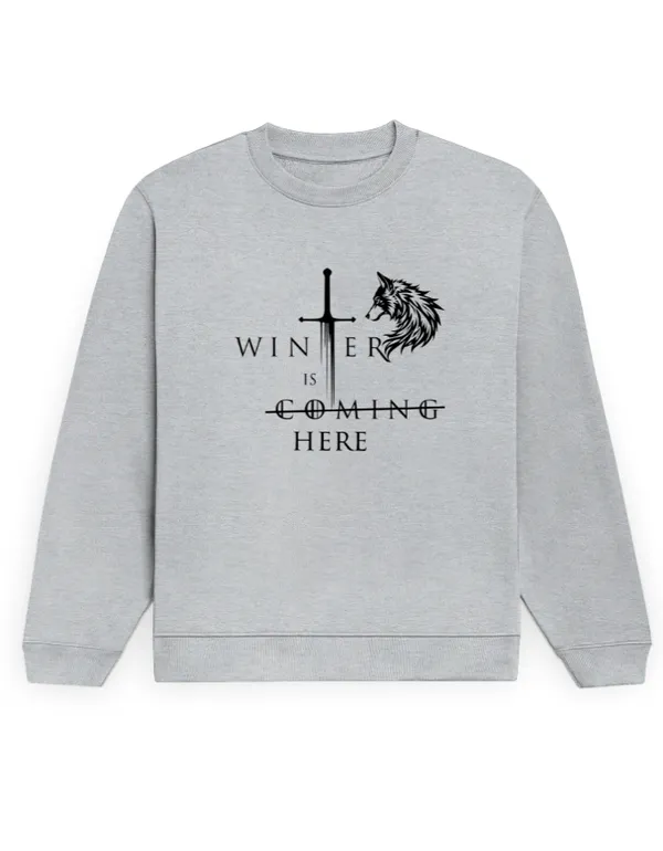 Winter_Is_Here_Unisex_Sweatshirt_Grey