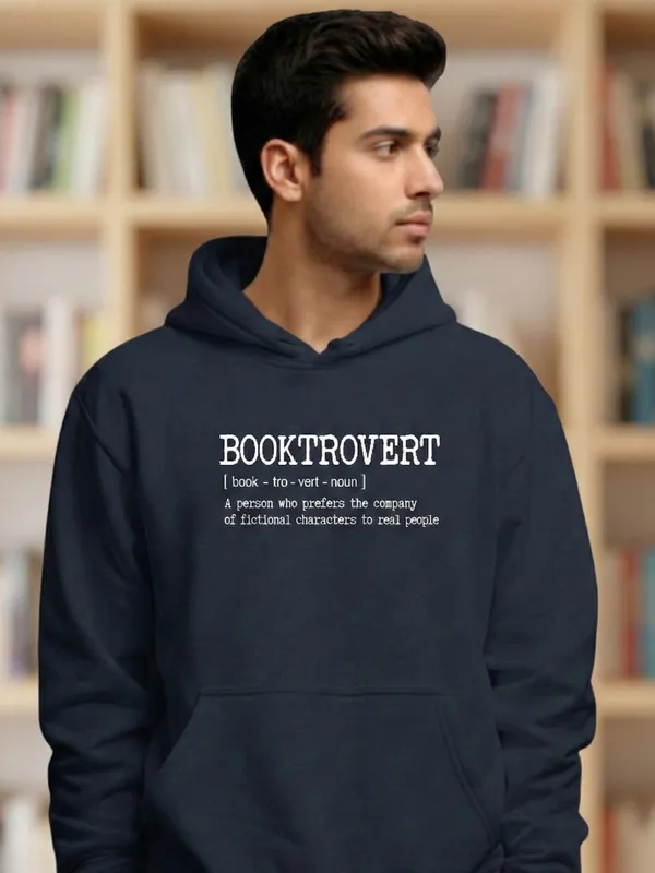 Booktrovert_Unisex_Hoodie_|_Cozy_Navy_Blue_Streetwear_for_Book_Lovers_&_Chill_Vibes