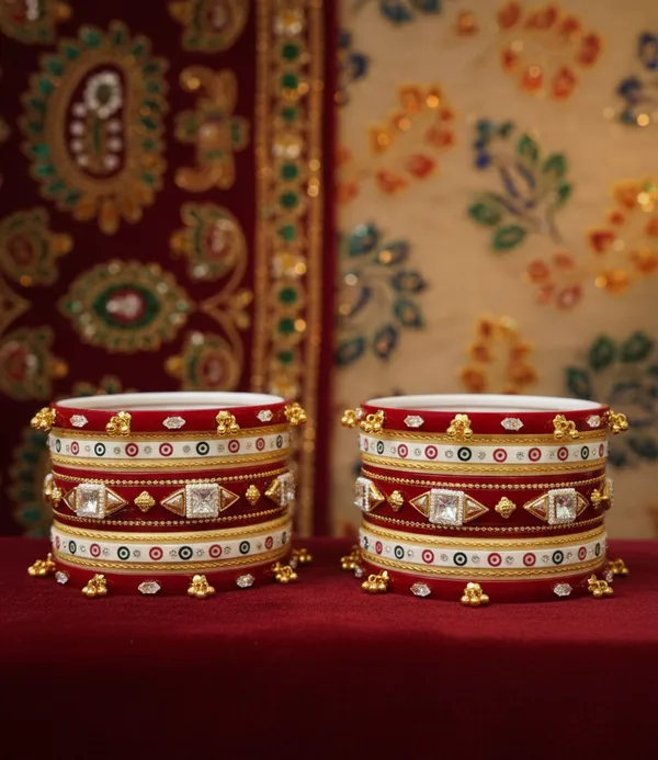 Royal_Rajwadi_Bridal_Chura_Set_&_Kundan_Bangles_For_Brides_For_Women
