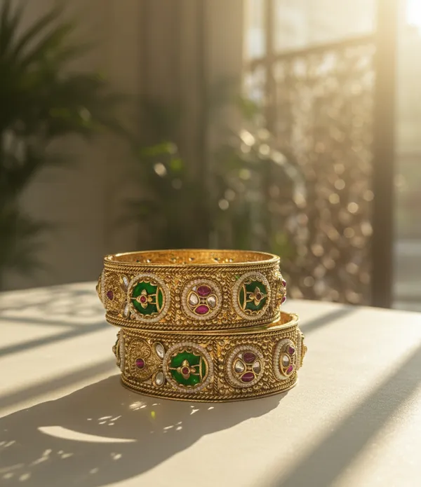 Heritage_Gokhru_Bangles_Kundan_Stones_Royal_Rajasthani