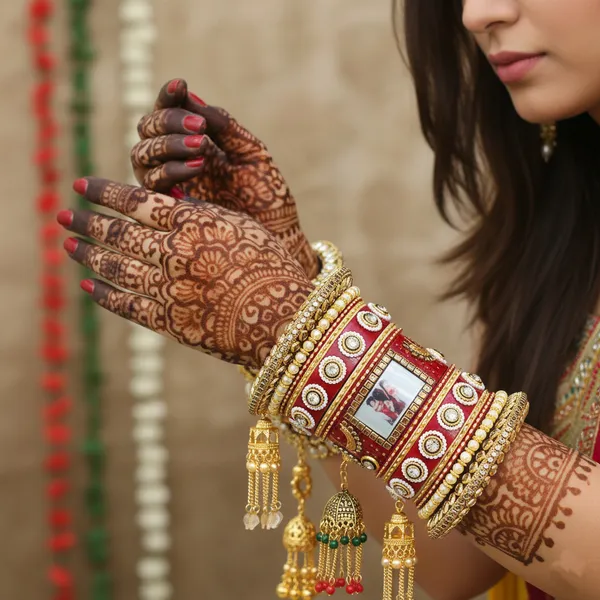 Red_Adhira_Traditional_Photo_Or_Name_Chuda_Rajasthani_Bridal_Chura_With_Hand_Painted_Design_For_Women