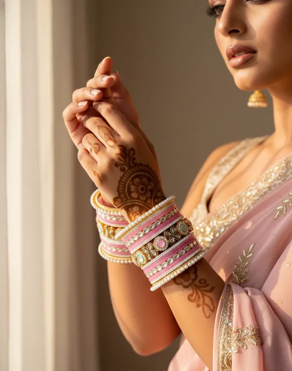 Kajal_Royal_Baby_Pink_Chooda_with_Kundan_&_Mint_Accents