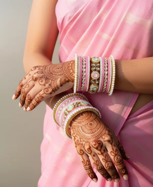 Kajal_Royal_Baby_Pink_Chooda_with_Kundan_&_Mint_Accents