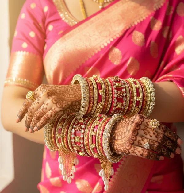 Pink_Trusha_Royal_Bridal_Chuda_Set_For_Wedding_&_Special_Occasions_For_Women