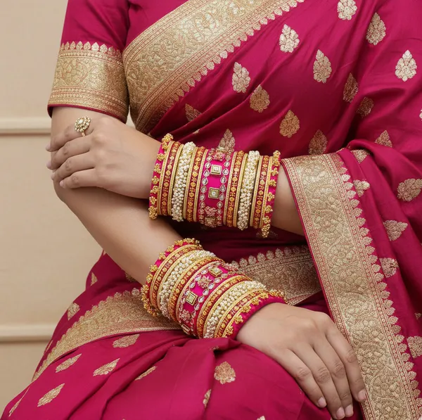 Pink_Rani_Bridal_Chuda_Set_For_Women