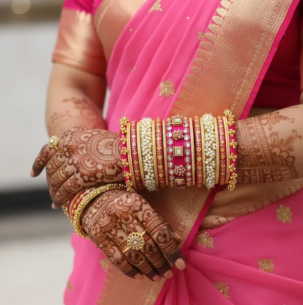 Pink_Rani_Bridal_Chuda_Set_For_Women