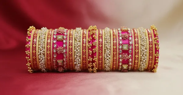 Pink_Rani_Bridal_Chuda_Set_For_Women